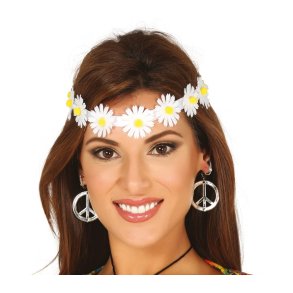 Pandebnd-Hrbnd med blomster