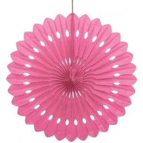 Papirvv vifte i Pink