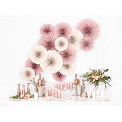 Papir vifte st 3stk Lyserd Lux