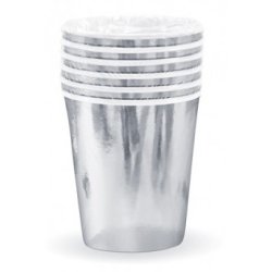 Kartongmuggar i silver