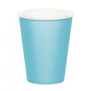 Pappersmugg i ljusbl