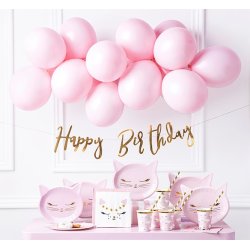 Partybox med lyserd kat