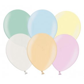 Ballon metallic MULTI PASTEL 23 100 stk.