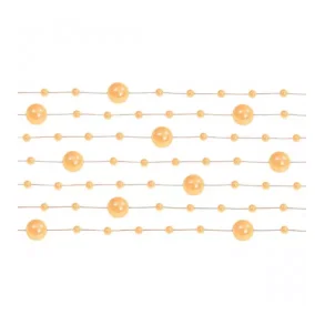 Perleguirlande i Pastel Guld