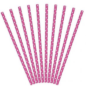 Sugrr i pappers PINK med prickar 10.