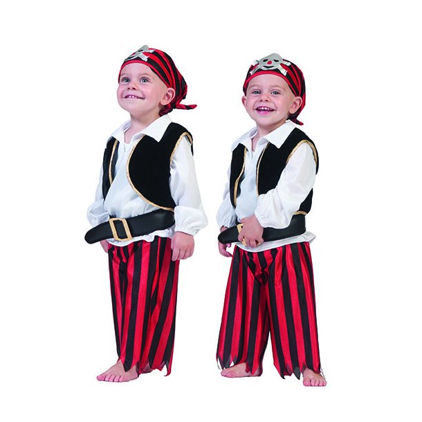 Pirat kostume til de mindste