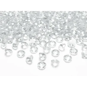 Diamant konfetti 12 mm Klar