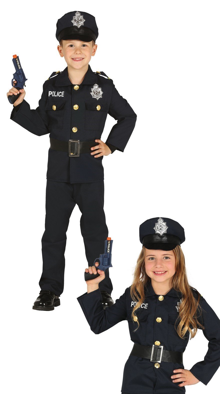 Politi kostume til Køb politikostume børn her!!