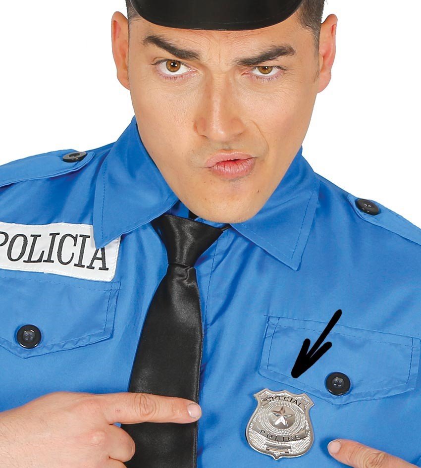 Afstemning Udfyld stilhed politi badge | Køb politiskilt badge | se politi udklædning