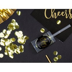 Push Pop med konfetti i Guld