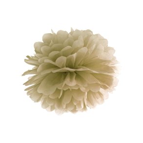 Papir pom pom guld  35