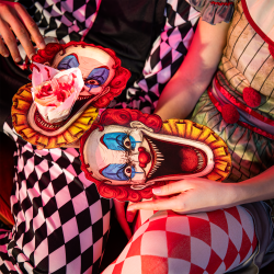 Halloween klovne tallerken - Freak Show