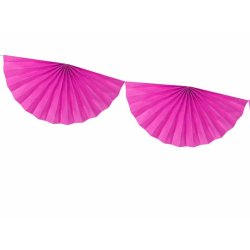 Papirvv halv-vifte st i Pink