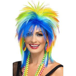 80r Rainbow Punk paryk