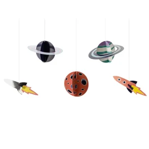 Raket hngende dekorationer