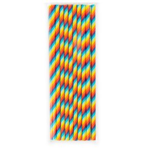 Sugerr i papir i Regnbuefarve