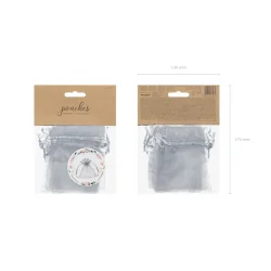 Rispose gavepose 10 stk. slv