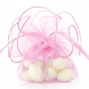 Rispose - gavepose i organza Lyserd