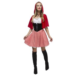 Rdluvan Maskerraddrkt fr vuxna.