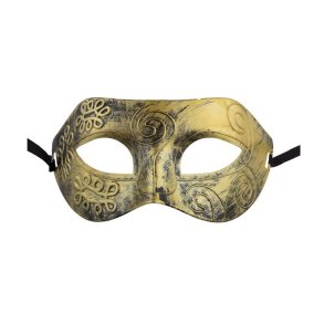 Maske Rome  guldmeleret