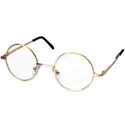 Runde briller metalstel Uden glas