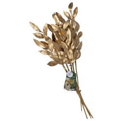 Lv grene i guld 5stk