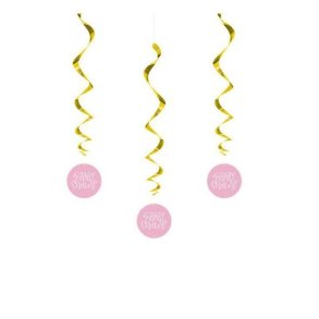 BABYshower swirls i rosa