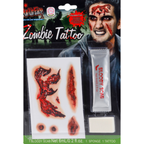 Sr tatovering med blod - Zombie