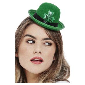 St.Patricks day bowler hat mini
