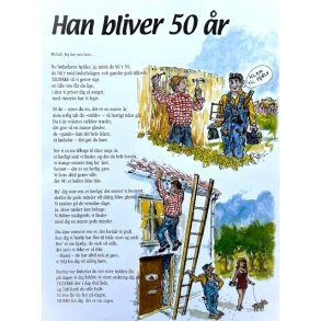 Han bliver 50 r - sang