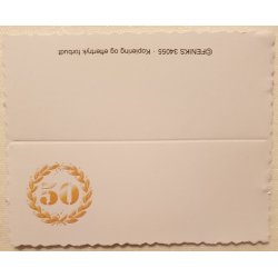 Sangkort-bordkort 50