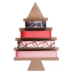 Satinbnd med Juleprint - Mix