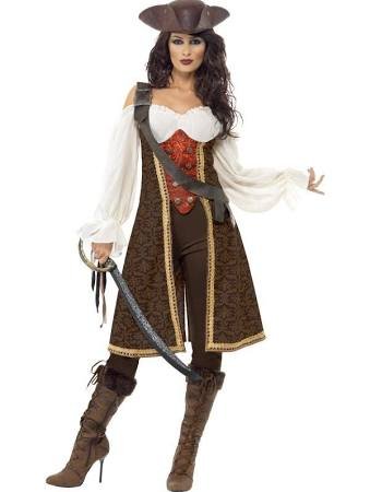 kostume Kvinder | Klæ dig ud som Pirat kvinde Jack Sparrow