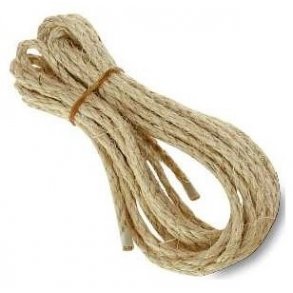 Sisalreb 6 m til ophng af fastelavnstnder