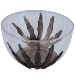 Skl lille med sorte skelethnder