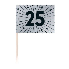 T�rtflagga i silver 25