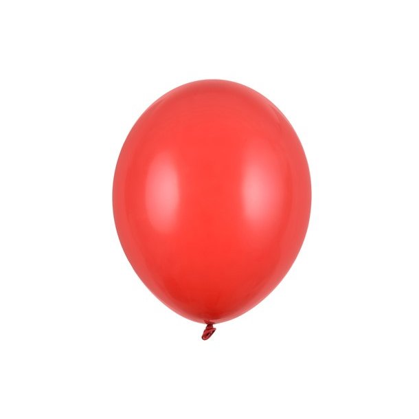 Ballon i 12,7cm i rd - 100stk