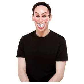 Smilende mande maske i pvc