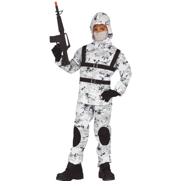  Soldater kostume til brn - Artic