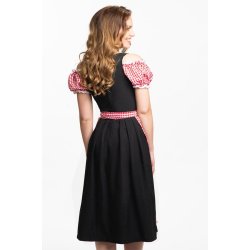Oktoberfest kjole Anne- Rd/Sort
