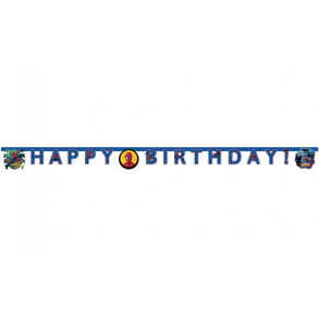 Spiderman Happy birthday banner 