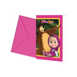 Masha og Bjrnen - Invitationer