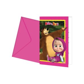 Masha og Bjrnen - Invitationer