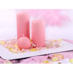 Perleguirlande i Gammel-rosa