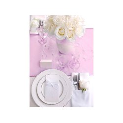 Perleguirlande i hvid