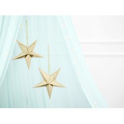 Stjerne i karton -guld 45 cm