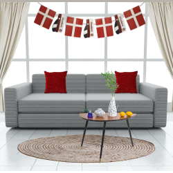 Student guirlande med Dannebrog og rde huer