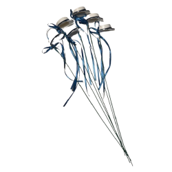 Studenter hue i resin p blomsterpind i Bl