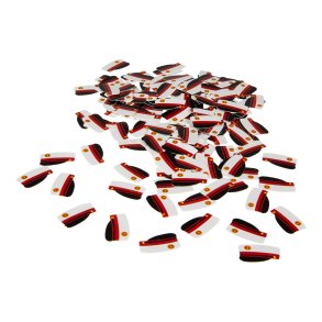 Student konfetti-huer i rd