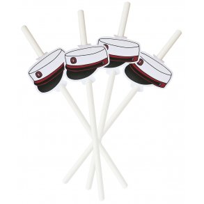 Student sugerr i hvid med hue Rd